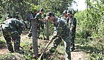 Đoàn Thanh niên Bộ CHQS tỉnh: Khởi công xây dựng công trình thanh niên