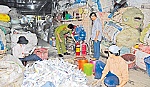 Nâng cao cảnh giác cháy, nổ tại các cơ sở thu mua,tái chế phế liệu