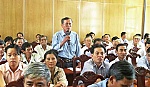 Đại biểu Quốc hội tiếp xúc cử tri tại huyện Gò Công Tây