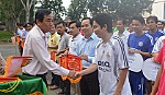Khai mạc Giải bóng đá mini công nhân viên chức, lao động và LLVT