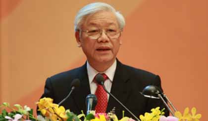 Tổng Bí thư Nguyễn Phú Trọng. Ảnh: Mạnh Hùng.