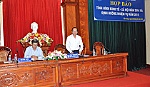 UBND tỉnh họp báo về tình hình kinh tế - xã hội năm 2014