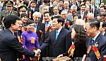 Chủ tịch nước Trương Tấn Sang gặp mặt thầy thuốc tiêu biểu toàn quốc