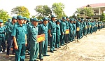 BCH quân sự TX. Gò Công ra quân huấn luyện năm 2015
