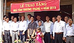 Xã Hưng Thạnh: Lễ trao tặng nhà tình thương cho NNCĐDC