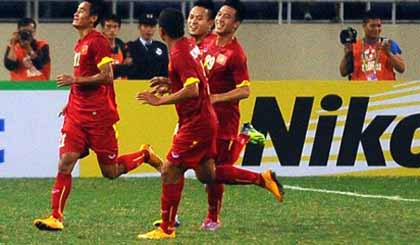 ĐT Việt Nam rơi vào bảng đấu rất nặng. Ảnh: Quang Trung