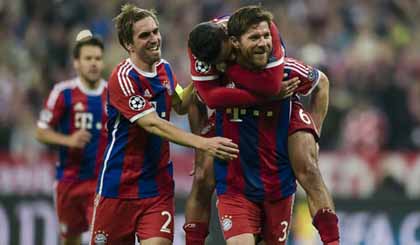Bayern Munich có chiến thắng tưng bừng