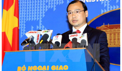 Người Phát ngôn Bộ Ngoại giao Lê Hải Bình. Ảnh: An Đăng/TTXVN