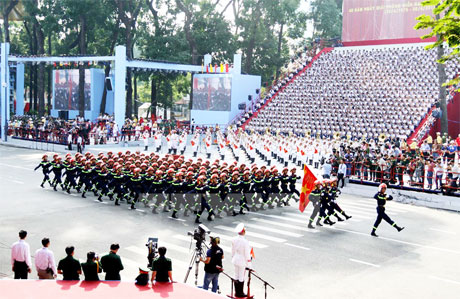 Khối cảnh sát phòng cháy chữa cháy.