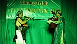 Biểu diễn chương trình VNTH tại Lễ hội Nghinh Ông - Vàm Láng