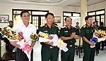 Hội nghị bàn giao chức vụ Chỉ huy trưởng và Chính ủy Bộ CHQS tỉnh