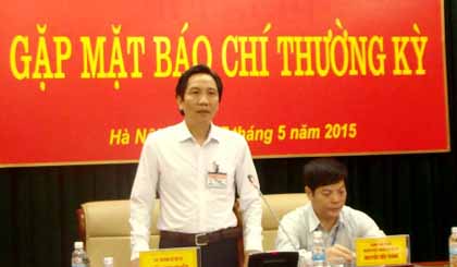 Thứ trưởng Bộ Nội vụ Trần Anh Tuấn tại buổi gặp mặt (Ảnh: KT) 