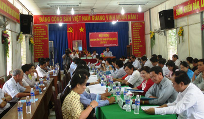 Quang cảnh hội nghị.