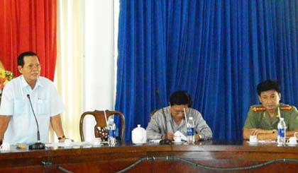 Ông Nguyễn Văn Khang kết luận bác đơn khiếu nại của 5 hộ dân.