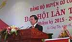 Đại hội Đảng bộ huyện Gò Công Tây lần thứ XI thành công tốt đẹp