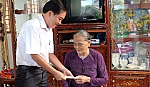 Lãnh đạo tỉnh thăm, tặng quà các gia đình chính sách xã Mỹ Tịnh An
