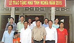 Bàn giao nhà tình nghĩa cho gia đình ông Bay