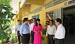Lãnh đạo Tỉnh ủy thăm Trường THCS Vĩnh Bình nhân dịp khai giảng
