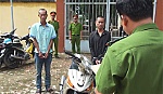Công an huyện Tân Phước truy bắt các đối tượng trộm môtô