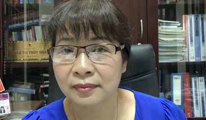 Bà Trần Thị Thúy Nga. Ảnh: Thanh Hà