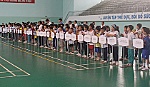 TP. Mỹ Tho tổ chức giải đá cầu&giải bóng đá mini Hội khỏe Phù Đổng