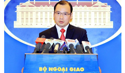 Người Phát ngôn Bộ Ngoại giao Lê Hải Bình. Ảnh: An Đăng/TTXVN
