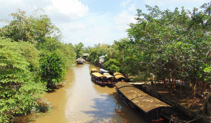 Một góc Làng cổ Đông Hòa Hiệp.