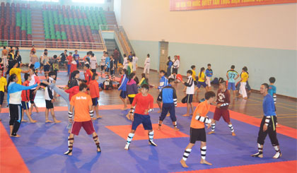 Công tác chuẩn bị cho Giải Vô địch các CLB Pencak Silat toàn quốc năm 2015 đã sẵn sàng.