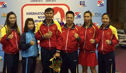 Đội tuyển Boxing Việt Nam dự Giải Balkan 2015. Ảnh: thethaovietnam.vn