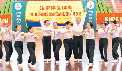 Bài quy định của Đội Hội CCB (huyện Chợ Gạo) Đoạt Cúp hạng Nhất. 