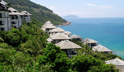 Một góc của khu nghỉ dưỡng InterContinental Danang Sun Penninsula Resort. Ảnh: VGP/Thế Phong