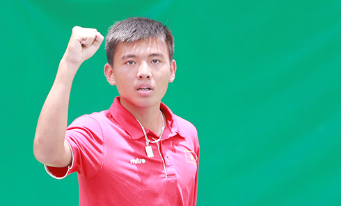 Lý Hoàng Nam đi vào lịch sử tennis Việt Nam. Ảnh: vnexpress.net