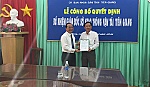 Công bố Quyết định bổ nhiệm Giám đốc Sở GTVT tỉnh