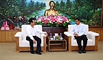 Giám mục Giáo phận Mỹ Tho chúc tết lãnh đạo tỉnh