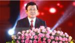 Chủ tịch nước Trương Tấn Sang chúc Tết Bính Thân 2016