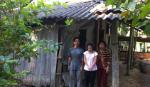 Công ty XSKT MTV Tiền Giang hỗ trợ ông Đức cất nhà