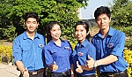 2 cặp song sinh học tốt và đảm việc đoàn thể