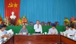 Lãnh đạo tỉnh kiểm tra xây dựng NTM tại xã Tân Trung, Tân Đông