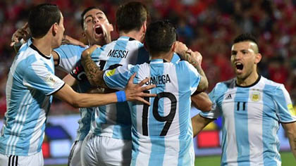 Đội tuyển Argentina lên ngôi số 1 thế giới. Nguồn: AFP