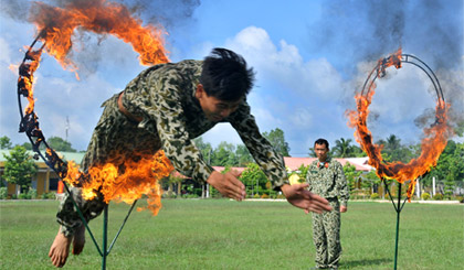 Vượt chướng ngại vật.