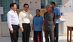 Phó Bí thư Thường trực Tỉnh ủy kiểm tra tình hình chuẩn bị bầu cử