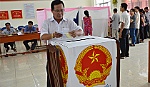 Cuộc bầu cử diễn ra an toàn với tỷ lệ cử tri đi bầu cao