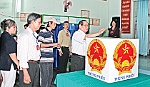 Cử tri phấn khởi và tin tưởng tham gia bầu cử
