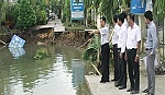 Khảo sát sạt lở ở xã Đông Hòa Hiệp
