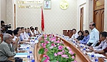Đoàn khảo sát Đề án đào tạo nguồn nhân làm việc với UBND tỉnh