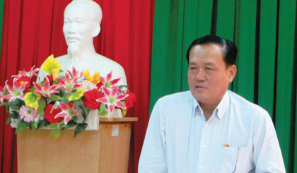 Ông Lê Văn Nghĩa, Phó Chủ tịch UBND tỉnh kết luận vụ khiếu nại của gia đình ông Nghĩa.