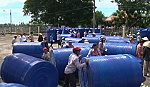 Hỗ trợ 425 bồn chứa nước các xã ven biển huyện Gò Công Đông