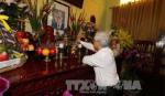 Tổng Bí thư Nguyễn Phú Trọng dâng hương tưởng niệm Tổng Bí thư Lê Duẩn