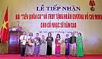 Gia đình cố nhạc sỹ Văn Cao hiến tặng bài hát 