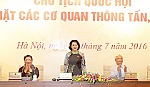 Chủ tịch Quốc hội thông tin về hoạt động của Quốc hội khóa XIV